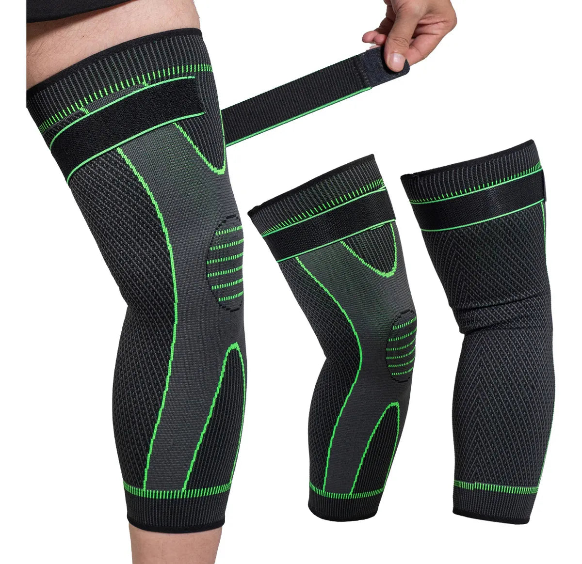 Full Leg Knee supporter with belt (2Pcs)