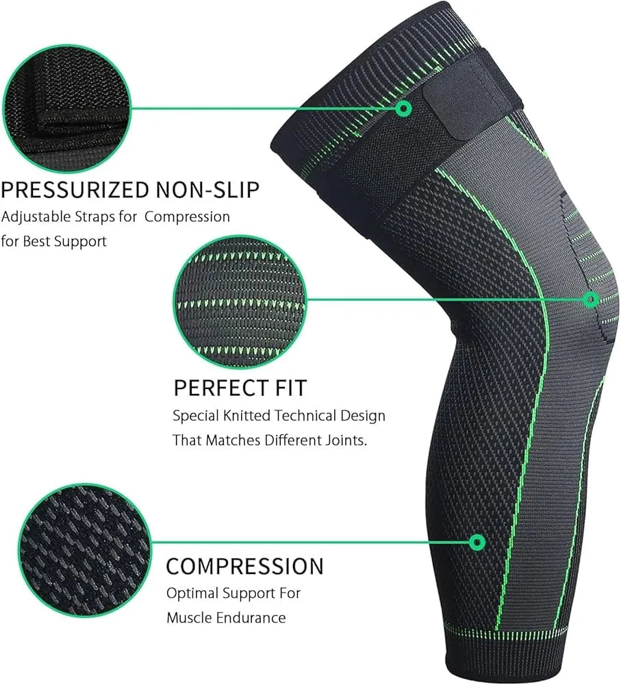 Full Leg Knee supporter with belt (2Pcs)