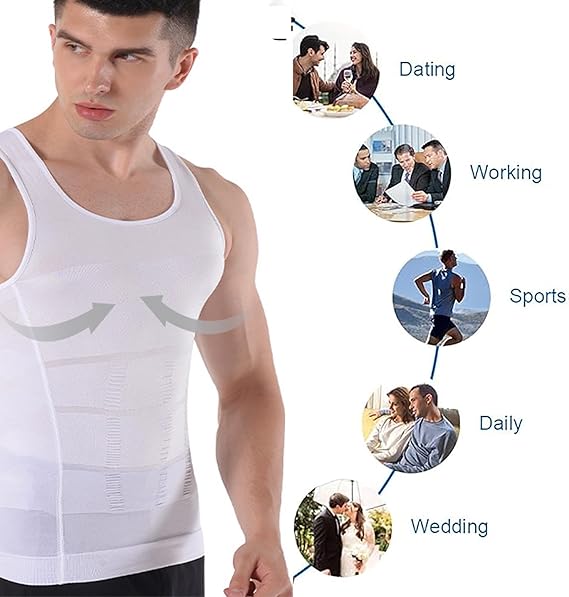 Men’s Compression Bodyshaper – Comfortable Support & Sleek Fit