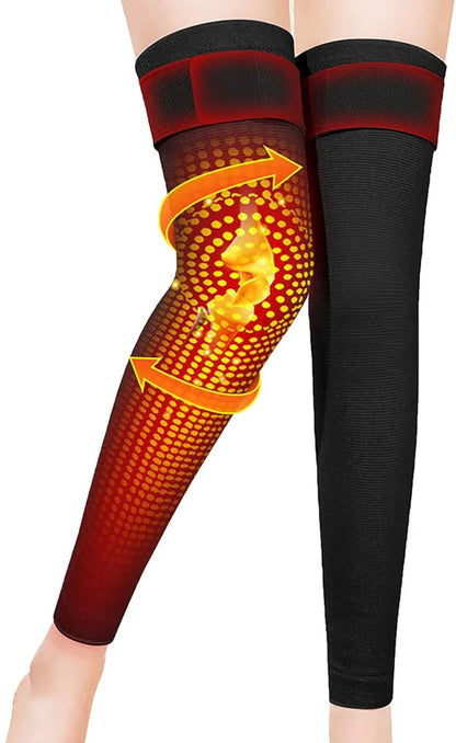 Wool Knee warmer with belt (2 pcs)