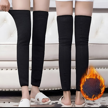Wool Knee warmer with belt (2 pcs)